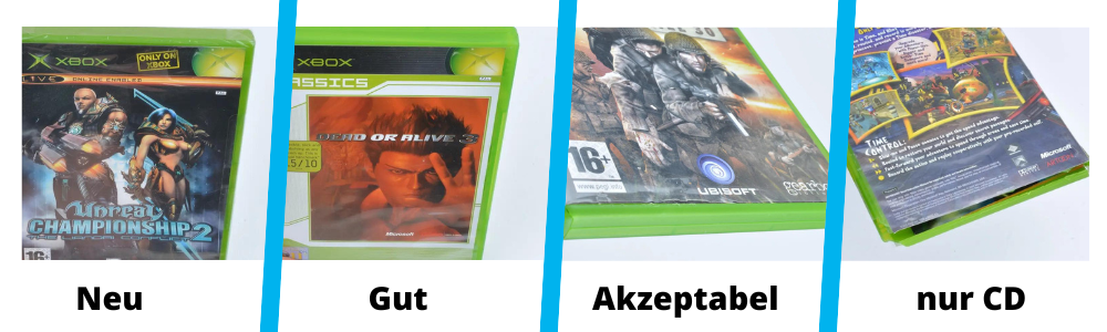 Wählen Sie den richtigen Zustand Ihrer Disc-Spiele.