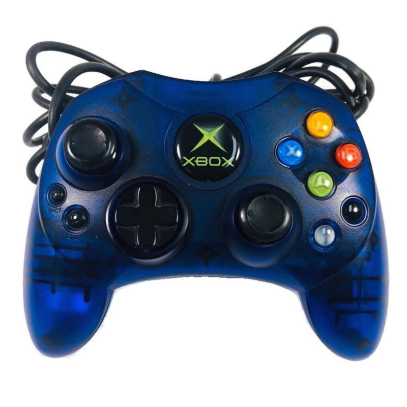 Original Xbox Classic S Controller - Crystal Blue