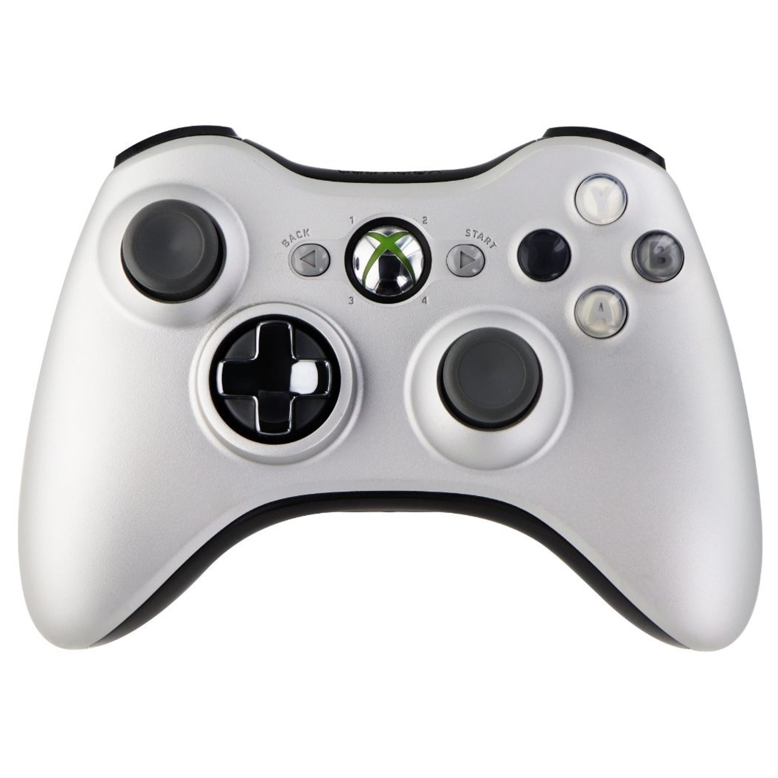 Microsoft Xbox 360 Controller - Silver (Transforming D-pad)
