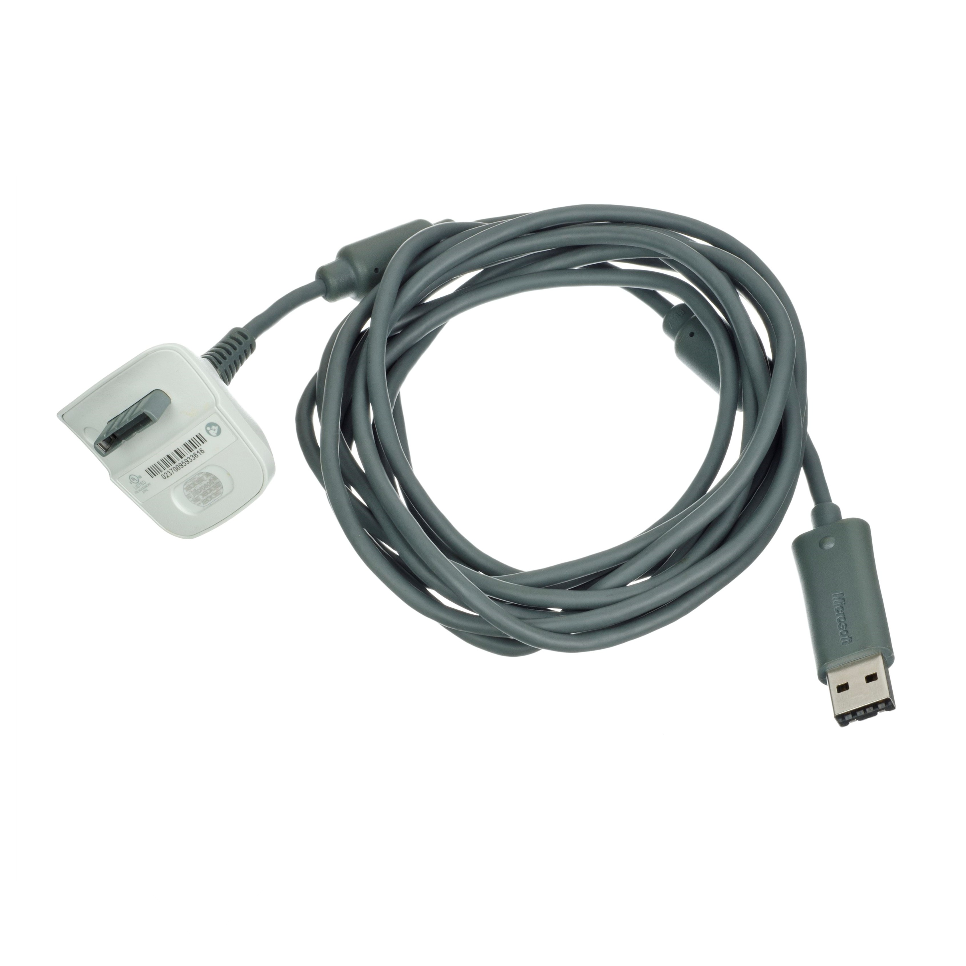 Original Microsoft Xbox 360 Play & Charge Kabel - Weiss