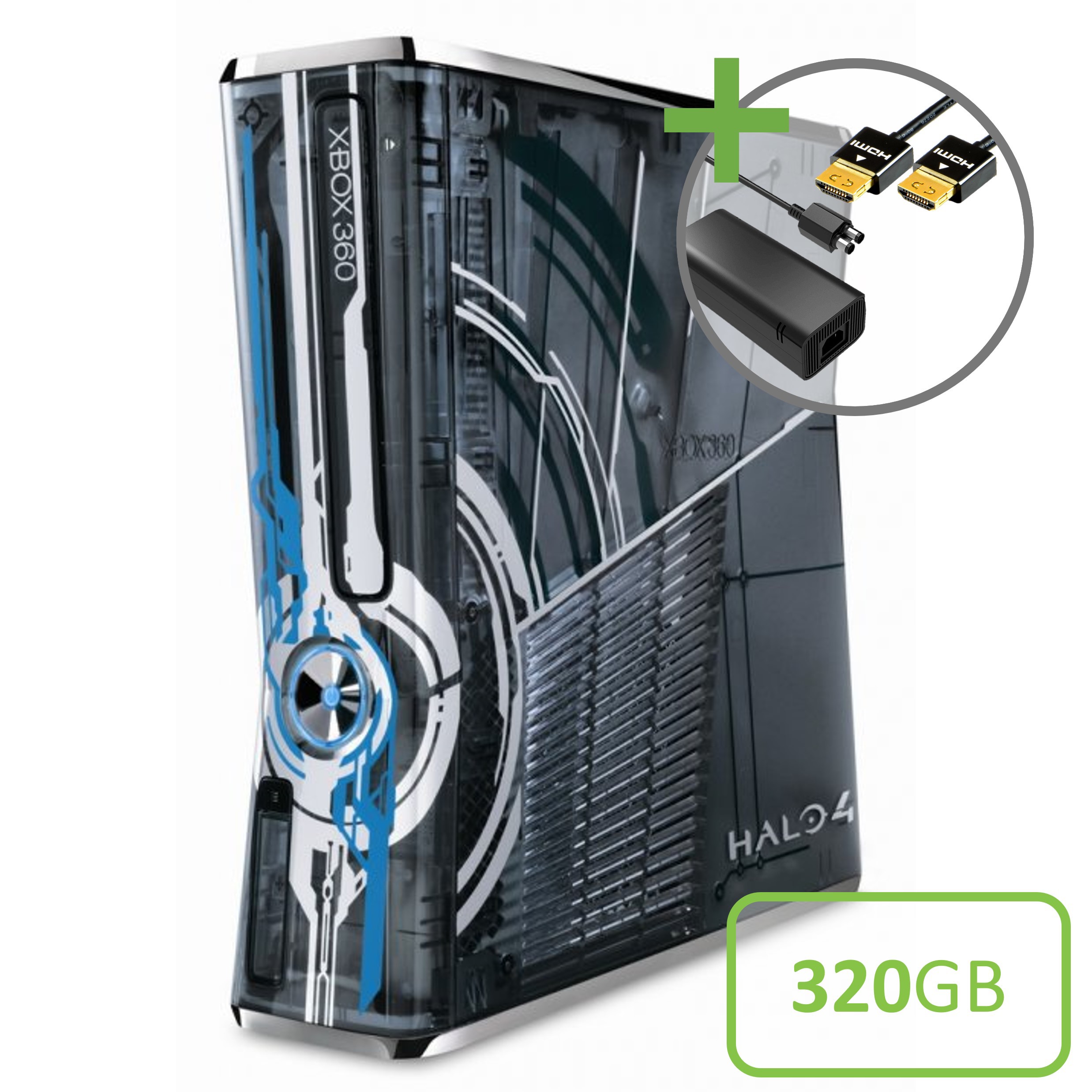 Microsoft Xbox 360 Slim Konsole (320GB) - Halo 4 Edition
