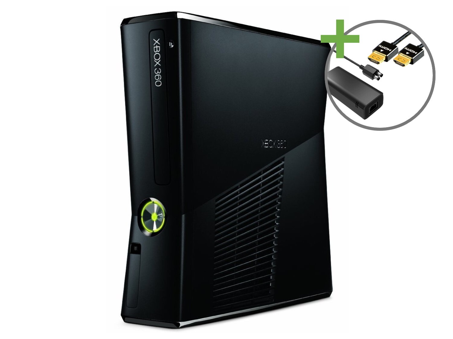 Microsoft Xbox 360 Slim Console (320GB) Mat Zwart